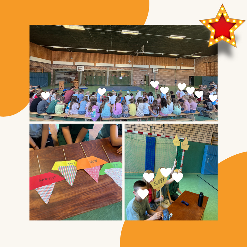 Die Klassensprecher der Klassen 3 und 4 waren die Jury. 